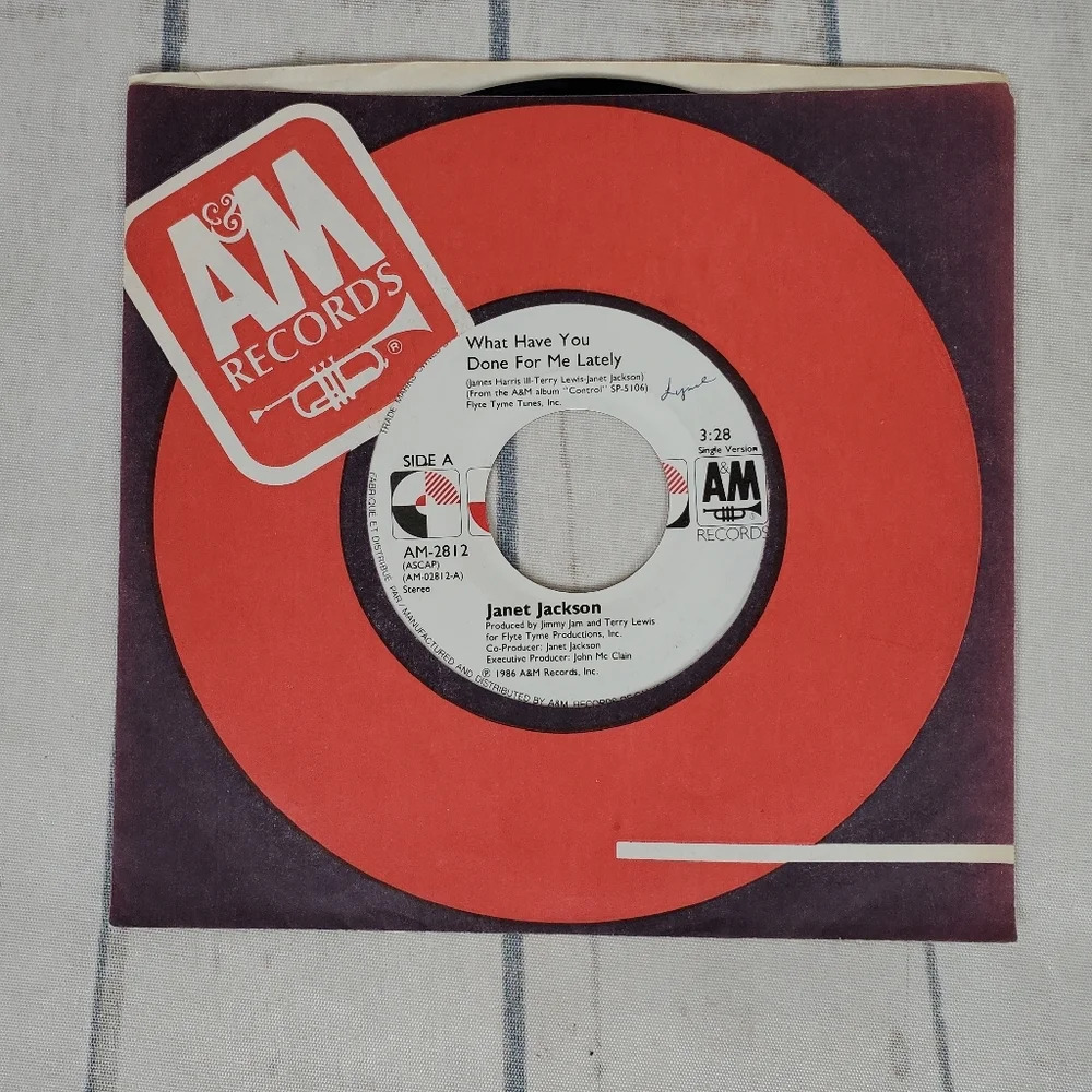 2/$25 Janet Jackson 1986  What Have You Done For Me Lately 45 Vinyl Record